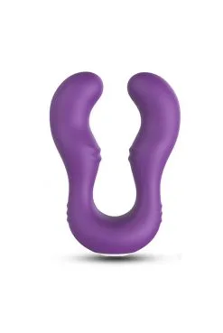 Vibromasseur Forme U Double Tête Stimulateur Point G Violet