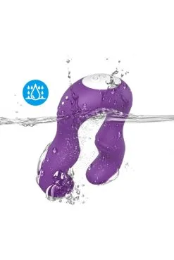 Vibromasseur Forme U Double Tête Stimulateur Point G Violet -SexToys Soldes vibromasseur forme u double tete stimulateur point g violet 7