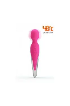 Vibromasseur Magic Wand Chauffant