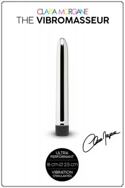 Vibromasseur Stimulateur Argent 18 Cm Clara Morgane